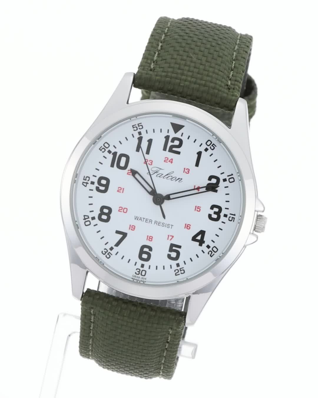 Amazon | [シチズン Q&Q] 腕時計 アナログ 防水 革ベルト QB38-304